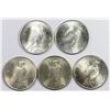 Image 2 : FIVE 1925 PEACE DOLLARS
