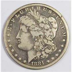 1881-CC MORGAN SILVER DOLLAR