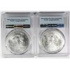Image 2 : TWO 2016 AMERICAN SILVER EAGLES