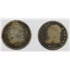 Image 1 : TWO BUST HALF DIMES