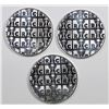Image 1 : THREE 1 OZ SILVER ROUNDS