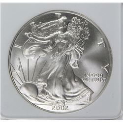 2002 AMERICAN SILVER EAGLE