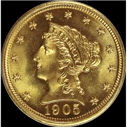 1905 $2.50 GOLD LIBERTY