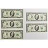 Image 1 : EXTREMELY RARE SET OF 5-1977 A $10.00 NOTES