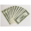 Image 2 : SET OF 12 1985 $5.00 FEDERAL RESERVE NOTES