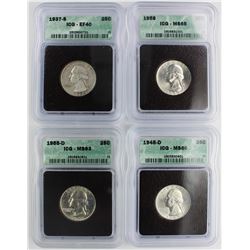 (4) WASHINGTON QUARTERS: ALL ICG