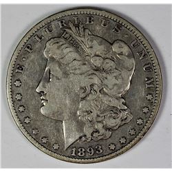 1893-O MORGAN SILVER DOLLAR