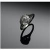 Image 1 : A GOLD AND EUROPEAN-CUT DIAMOND LADIE'S RING