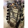 Image 1 : HAMPTON EZ CURL BARBELLS 20LBS - 110LBS WITH RACK