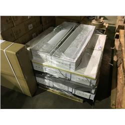 PALLET OF WHITE CEILING LIGHT FIXTURES