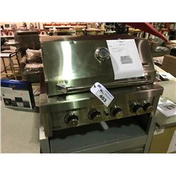 SWISS GRILL GG-B1460 STAINLESS STEEL 56'000 BTU 5 BURNER NATURAL GAS BUILT-IN BBQ WITH SWISS GRILL