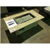 Image 1 : CUSTOM CRYSTAL FIRE ALL GRANITE COMMERCIAL BURNER PROPANE & NG  OUTDOOR FIRE TABLE