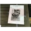 Image 4 : 36" SQUARE METAL BASE OUTDOOR PATIO TABLE WITH 3 MESH BACK METAL BASE ARM CHAIRS