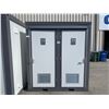 Image 1 : 2020 BASTONE 110V DOUBLE DOOR PORTABLE TOILET BUILDING L4XW7XH7.7
