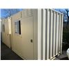 Image 2 : BRAND NEW 9' STORAGE CONTAINER MOBILE OFFICE 1 DOOR & 1 WINDOW