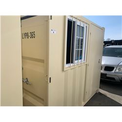 BRAND NEW 8' STORAGE CONTAINER MOBILE OFFICE 1 DOOR & 1 WINDOW