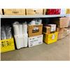 Image 1 : LOT OF ASSORTED PLASTIC CUPS, LIDS, CUTLERY & TAKE OUT BOXES