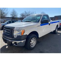 2010 FORD F-150XL 2DRPU, WHITE, GAS, AUTOMATIC, VIN#1FTNF1E89AKB97281, TMU ODOMETER READS 200,632KMS