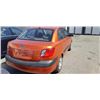 Image 2 : 2009 KIA RIO, 4DRSD, ORANGE, GAS, AUTOMATIC, VIN#KNADE223X96440479, 86,700KMS,