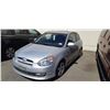 Image 1 : 2007 HYUNDAI ACCENT, HATCHBACK, GREY, GAS, AUTOMATIC, VIN#KMHCN35C37U016274, 32,783KMS,