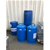 Image 1 : 6 BLUE CHEMICAL STORAGE BARRELS