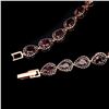 Image 3 : Natural Pink Tourmaline Black Spinel Bracelet
