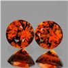 Image 1 : Natural Mandarin Orange Spessartite Garnet Pair - FL