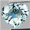 Image 1 : Natural Sky Blue Aquamarine Heart 2.67 Cts - VVS