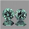 Image 1 : Natural Bluish Green Sapphire Pair (Flawless-VVS1)