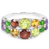 Image 1 : Natural Multi Gemstone Ring