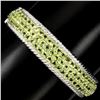 Image 1 : Natural Top Rich Green Peridot 169.50 Ct Bangle
