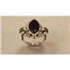 Image 1 : STUNNING BLACK ONYX AND HERKIMER DIAMOND RING