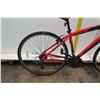 Image 2 : Hyper Spin Fit 700C Black Red Men's Hybrid Mountain Road Bike