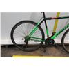 Image 2 : Kent Roadtech 700C Men's Black Green Road Bike w/ Racing Handlebars