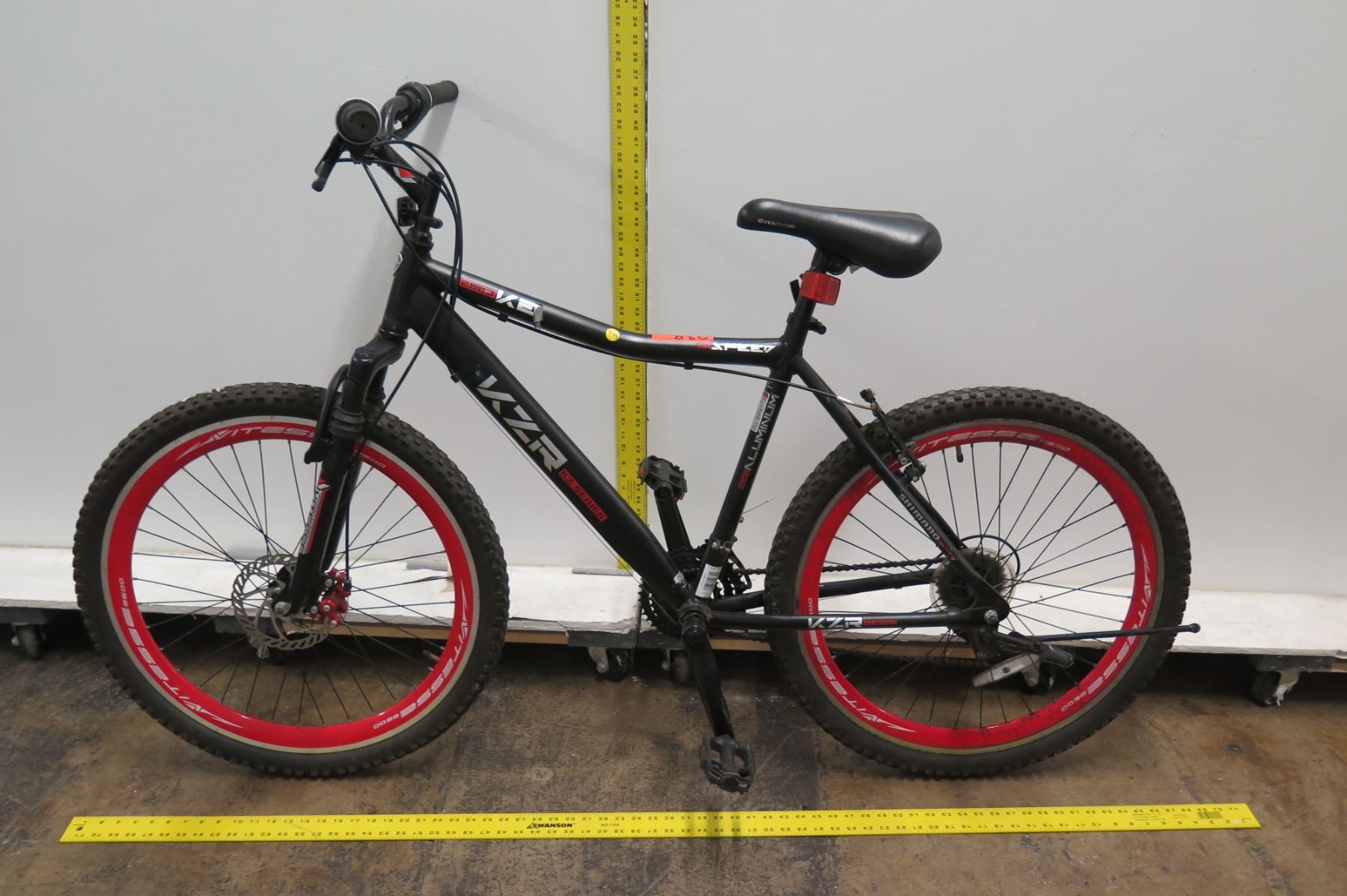 kent 26 men's kzr front suspension mountain bike gray black