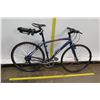 Image 2 : Raleigh Cadent Blue Atomic 13 SL Aluminum Hybrid Bike w/ Back Rack
