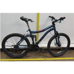 Kent Genesis Bella Vista Girl's Blue Full Suspension Mountain Bike