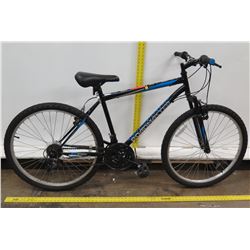 Roadmaster Granite Peak Men's 18-Speed Blue Hybrid Mountain Road Bike