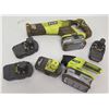 Image 1 : Ryobi One+ P51 Reciprocating Saw, Jigsaw & 4 Extra Batteries