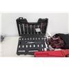 Image 2 : Multiple Misc Tools - Drill Driver, Craftsman Inflator, Ratchet & Socket Sets, etc