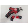 Image 2 : Milwaukee Cordless Hackzall Reciprocating Saw & 2 Batteries
