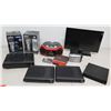 Image 1 : Qty 2 Braun Smart Shavers, 3 Cisco Routers, Coby Boom Box, Sony Handycam etc