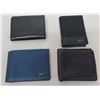 Image 1 : Qty 4 Designer Leather & Fabric Wallets: Tumi, Gucci, etc