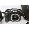 Image 2 : Nikon Digital Camera D3200 w/ 2 Lens DX 55-200mm/AF-X 18-55mm, Bag, etc
