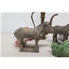 Image 3 : Misc Asian Décor - 2 Horses, Glazed Porcelain Animals, Pitcher, etc