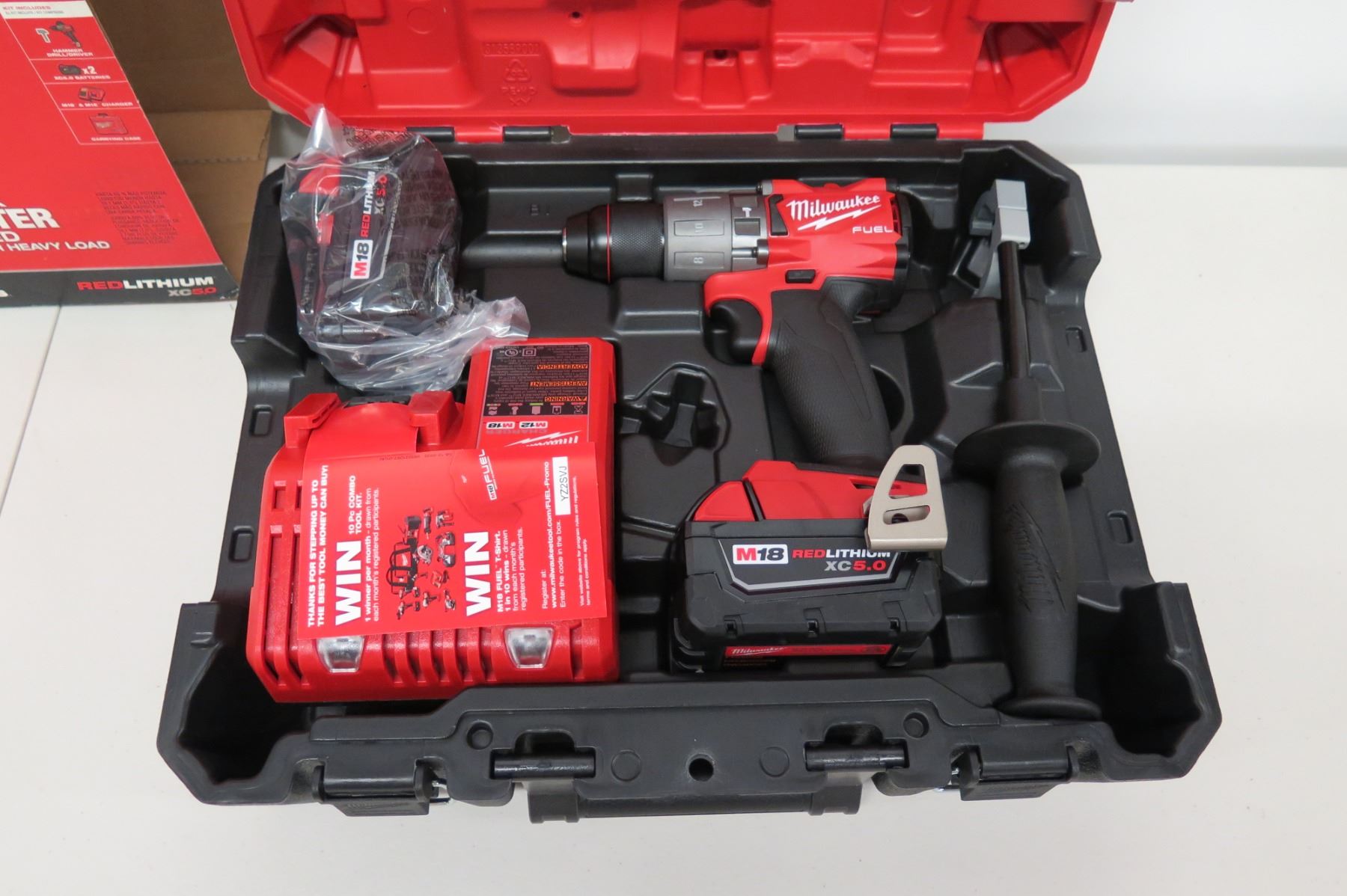 New Milwaukee M18 Fuel 2804 22 1 2 Hammer Drill Driver Kit In Case new-milwaukee-m18-fuel-2804-22-1-2-hammer-drill-driver-kit-in-case