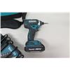 Image 8 : Qty 2 Makita XFD10 Drill Driver, XDT11 Impact Driver, Charger & Carry Bag