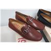 Image 2 : Qty 2 Men's Sz 11M 1901 MS Marco Shoes (Cognac & Black)