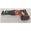 Image 1 : RIDGID R8641 18V Reciprocating Saw w/ X4 3.0 Ah High Capacity Battery
