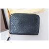 Image 2 : Louis Vuitton Logo Zippered Card Holder w/ Change Purse, in Box